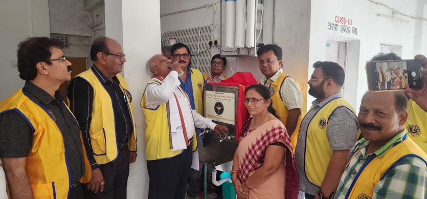 Inauguration of the Heavy-Duty Water Purifier as Permanent Project
